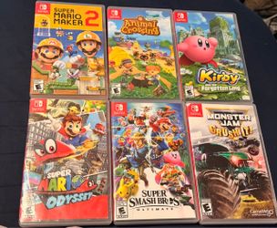 Switch games Mario others