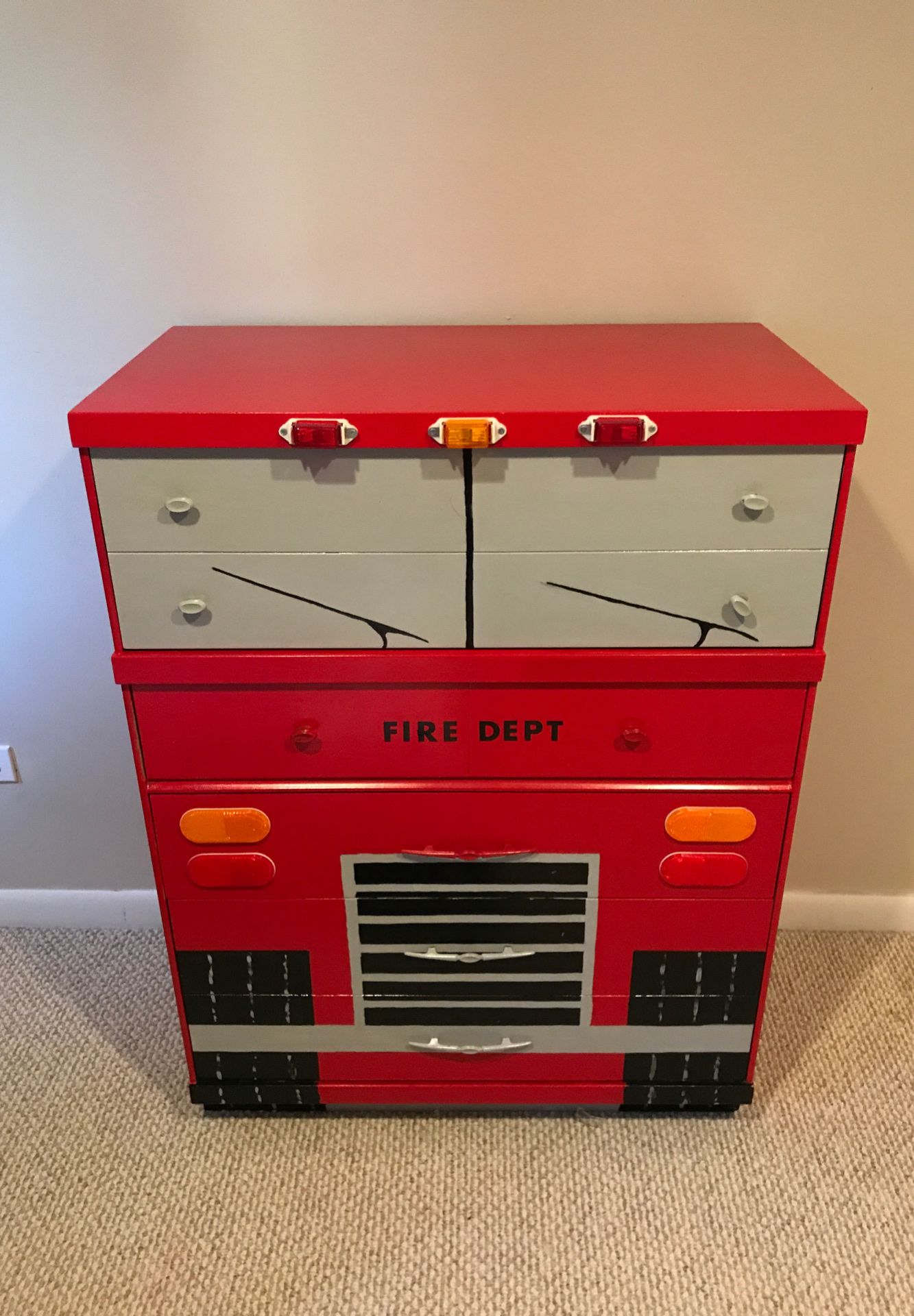 Firetruck Dresser