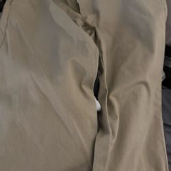 Free Mens George Khaki Pants Size 32x30