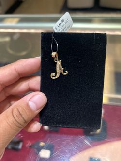 14k - 1.2 GRMS - “A” PENDANT