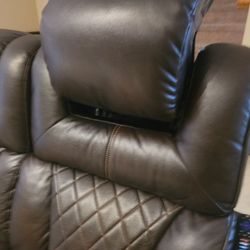 Genuine leather recliners