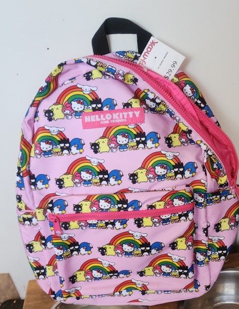 Hello Kitty Pink Padded Backpack