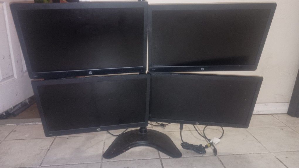 4 Monitor Stand (4 - 23" HP Monitors)