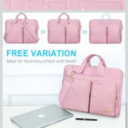 Lacdo 360° Protective Laptop Shoulder Bag for 15 inch