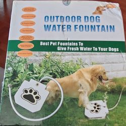 New Best Outdoor Dog Water Fountain 