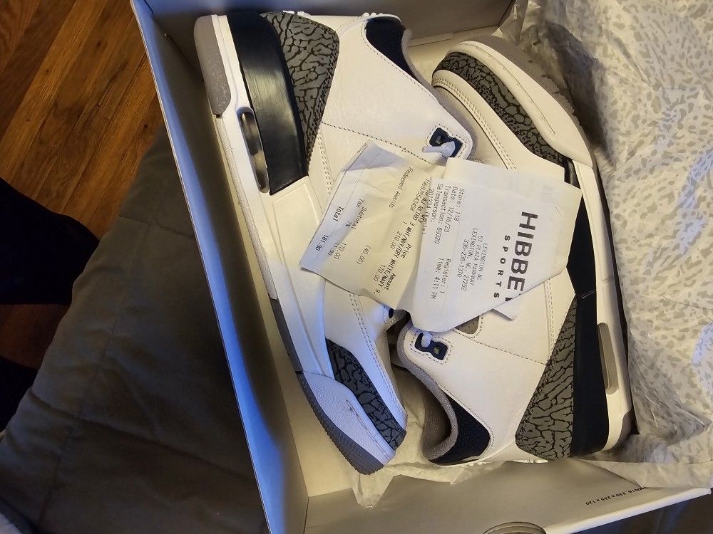 Air Jordan 3 "Navy/ White"