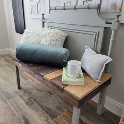 Solid Wood Bench 