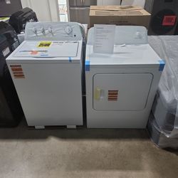 Top Load Washer And Electric Dryer