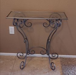 Glass Console Table