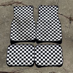 Checker Board floor mats