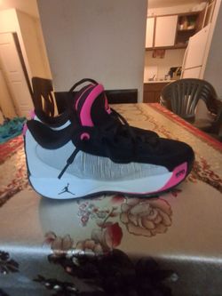 Air Jordan High-Top Sneakers Black Pink White