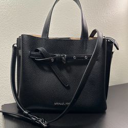 Emilia Pebbled Small Satchel