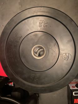 Single plate rubber, bumper weight 35 lb