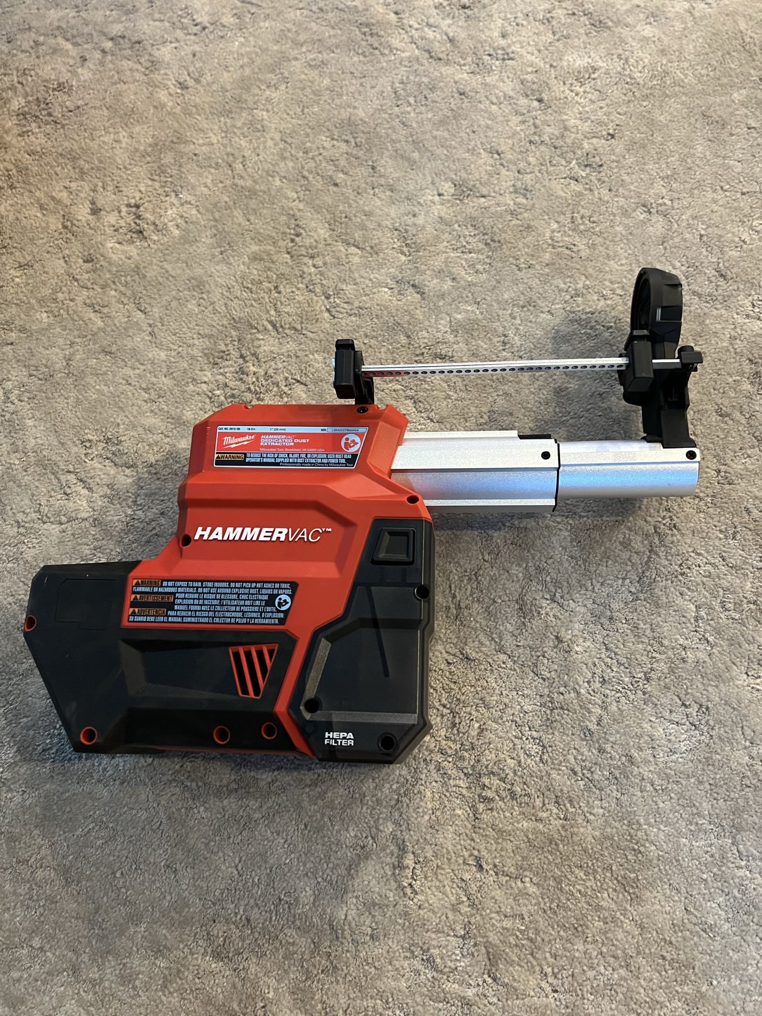 M18 Hammervac Attachment for SDS Plus Rotary Hammer