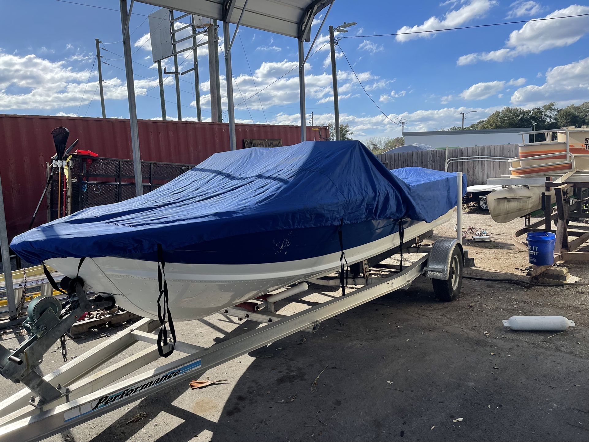 Boat Cover 18-20 Ft trailerable