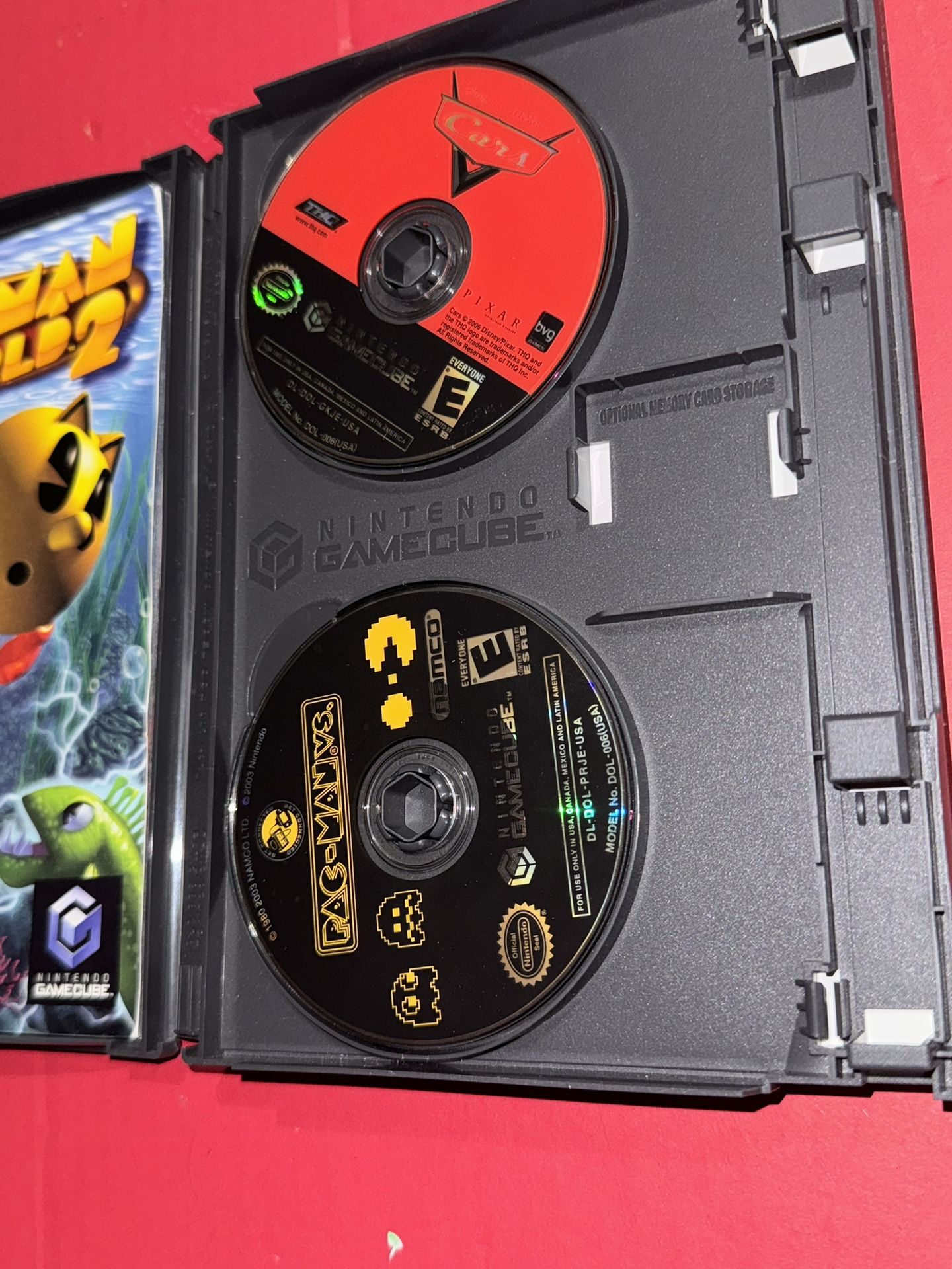 NINTENDO GAME CUBE GAMES PAC-Man and CARS