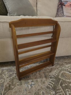 Teakwood Spice Rack 