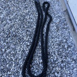 Workout Fitness Training Climbing Rope in Black – Battle Rope 