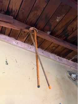 Wooden canes