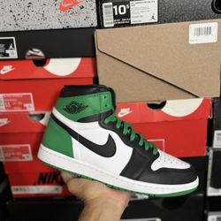 Jordan Lucky Green 1s size 11 VNDS