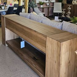 New Solid Wood Contemporary Console Table, TV Stand, Sideboard