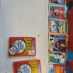 Baseball cards 91 fleer never opened