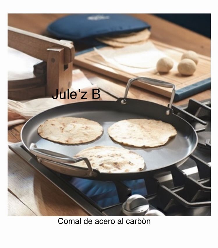 Comal De Acero Al Carbón Nuevo En Su Caja 