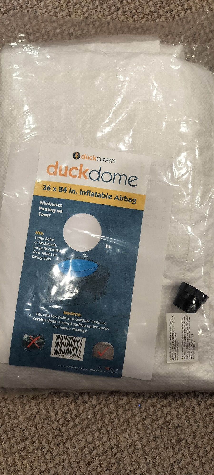 Outdoor inflatable airbag cover