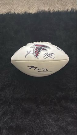 Autographed Atlanta Falcons Commemorative Football