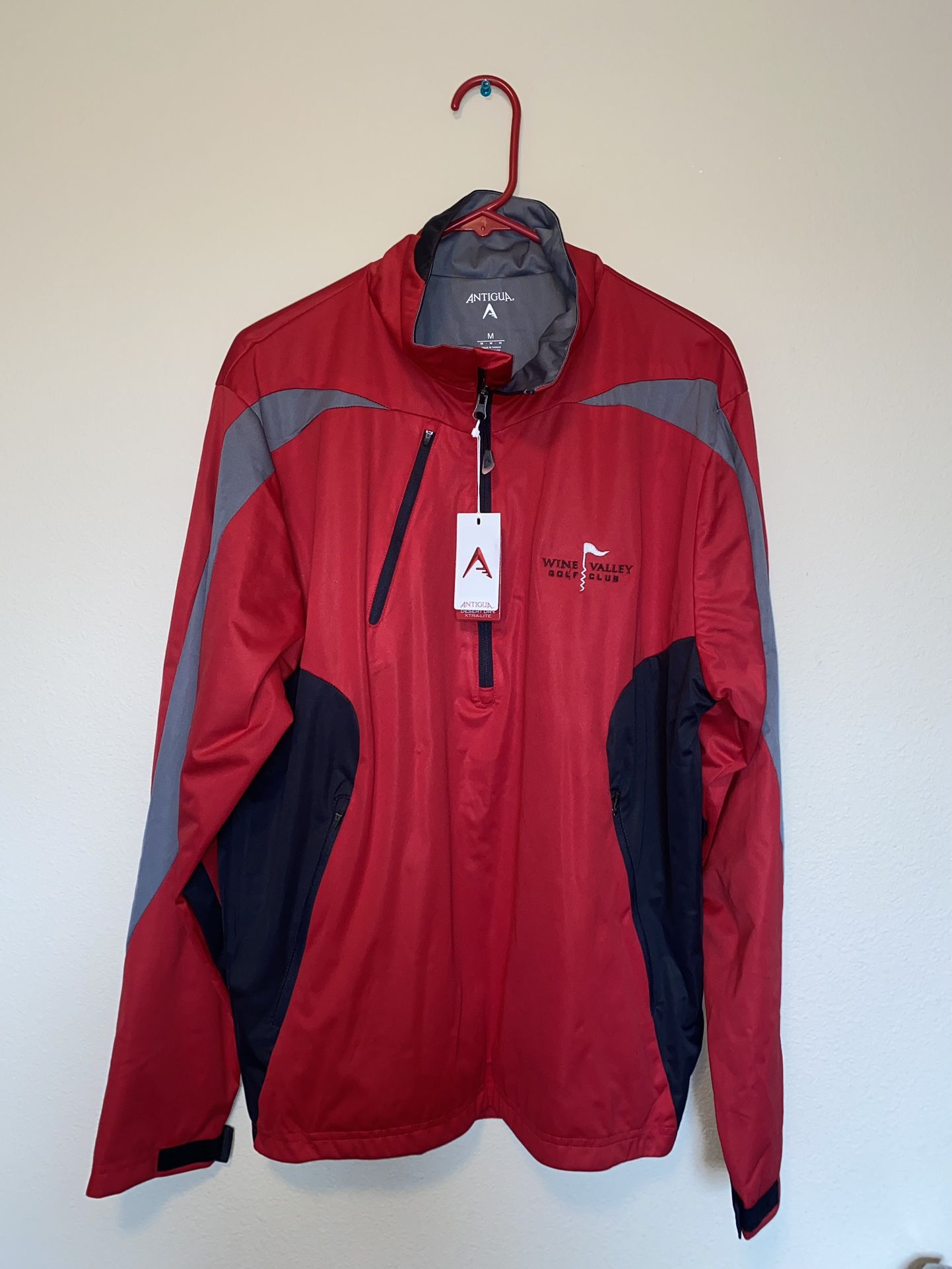 Antigua Golf Jacket Wine valley Golf Club 