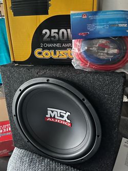 MTX 12” SVC 4 ohm subwoofer 🔊 package