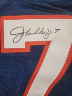 John Elway Signed Jersey