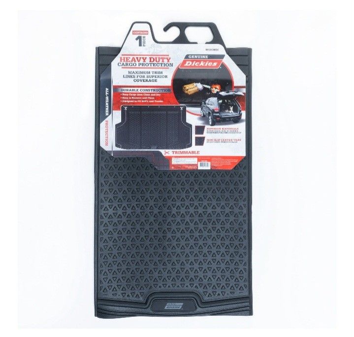 Genuine Dickies Heavy Duty SUV Cargo Area Floor Mat Black, 88101WDI