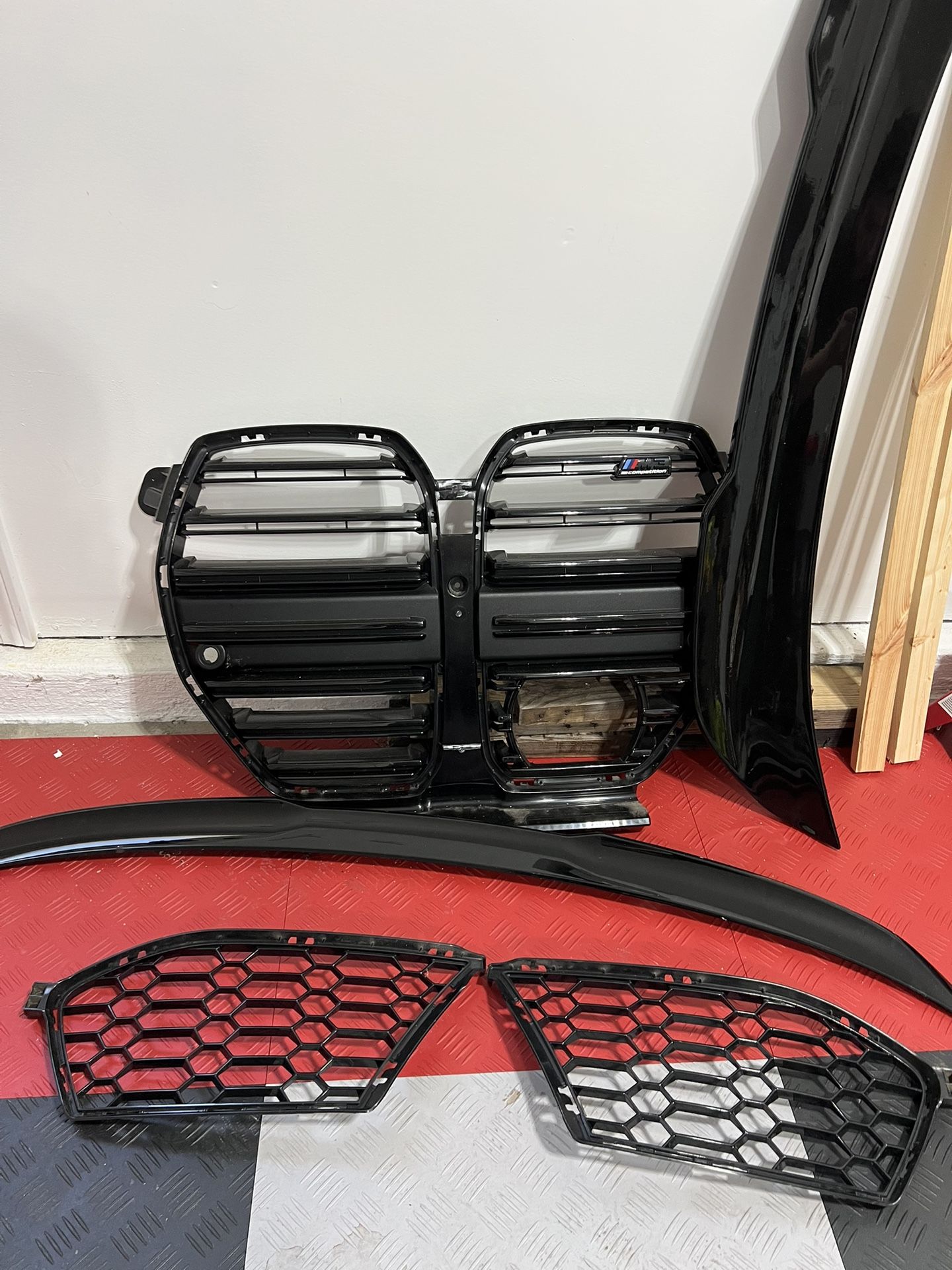 BMW G80 M3 COMPETITION OEM Front Grills With ACC