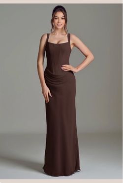 Beautiful Brown Evening Gown