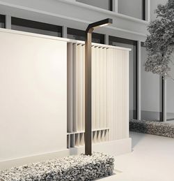 Modern Black LED Column Outdoor Column Light