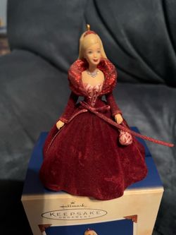2002 holiday Barbie Christmas ornament 2002 holiday Barbie Christmas ornament