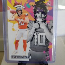 Broncos Bo Nix Rookie Card