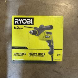 RYOBI 6.2 Amp Corded 5/8 in. Variable Speed Hammer Drill