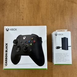 Xbox Wireless Controller and Rechargeable Battery, New
