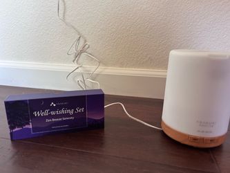 Asakuki 300ml Oil Diffuser + essential oils set
