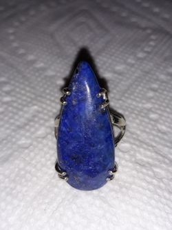 Beautiful Large Lapis ring