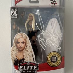 WWE Liv Morgan Series 85 Signed Action Figure JSA COA