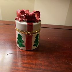 Ceramic Christmas Box