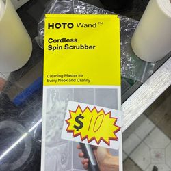 HOTO Wand Cordless Spin Scrubber
