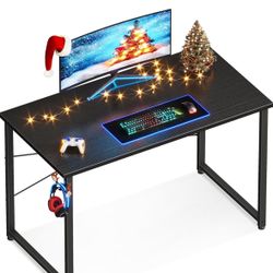 Black 40 Inch Desk