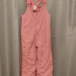 Girls Pink Size 5 Snow Bib Pants