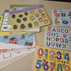 Puzzle and Dry Erase Sheets