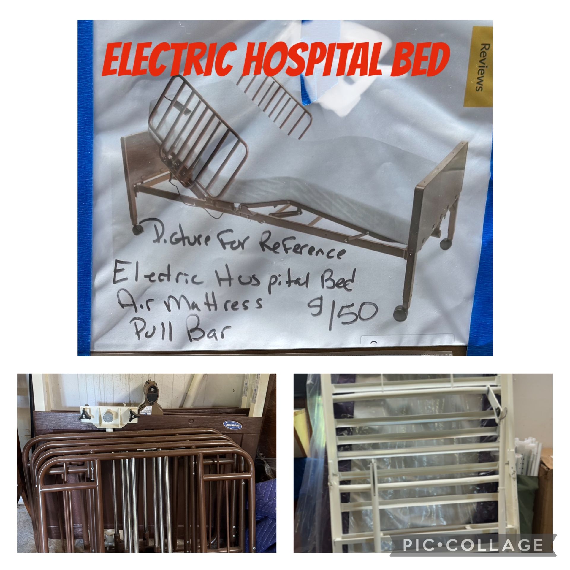 Electric hospital bed