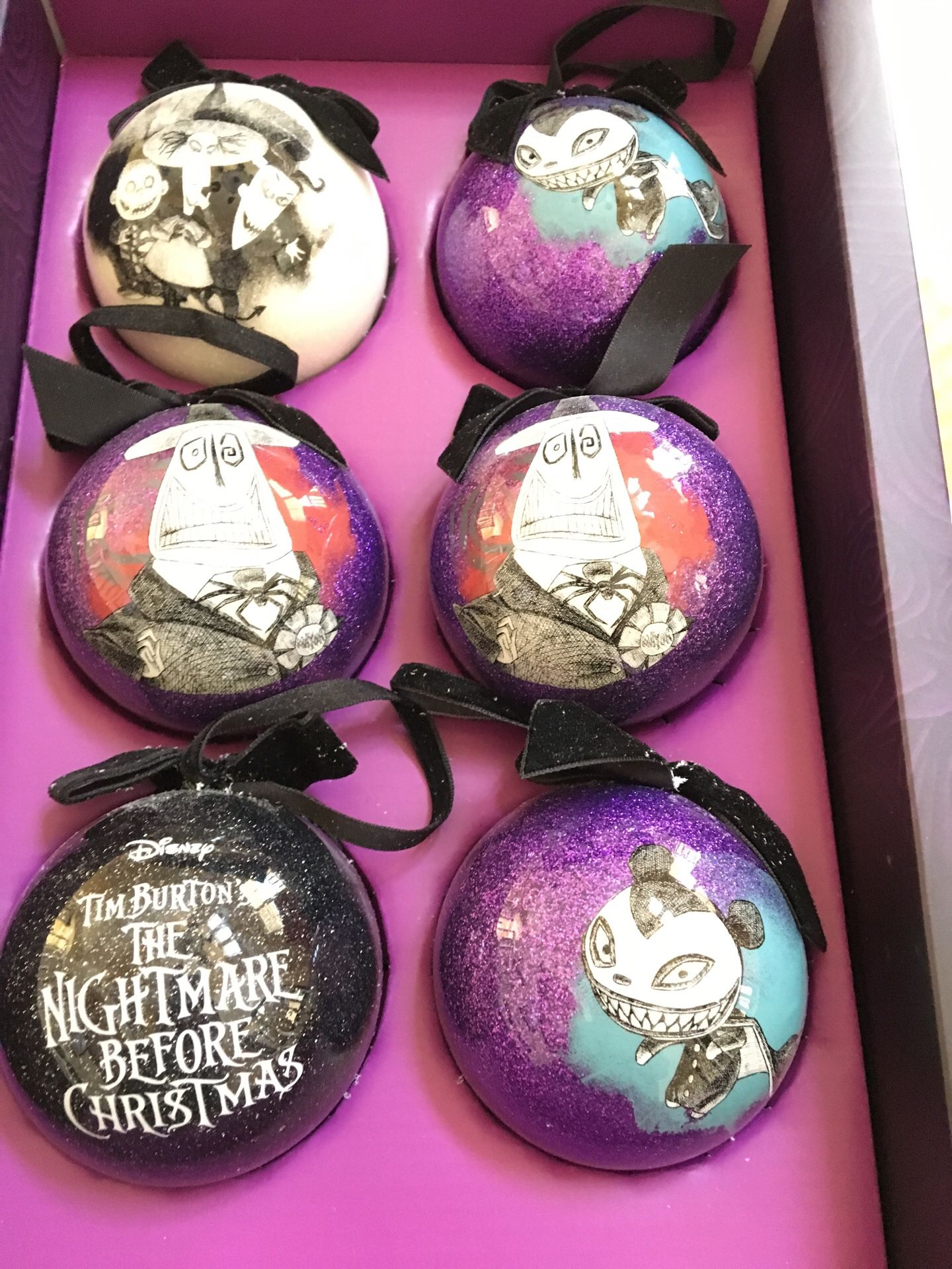 Disney Tim Burton’s the nightmare before Christmas ornaments